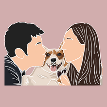 Load image into Gallery viewer, Digital Illustrations with Pets

