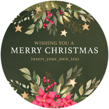 Load image into Gallery viewer, Elegant Merry Christmas Customisable Stickers
